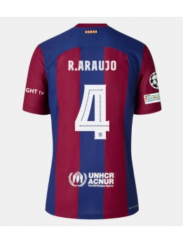 Barcelona Ronald Araujo #4 Heimtrikot 2023-24 Kurzarm